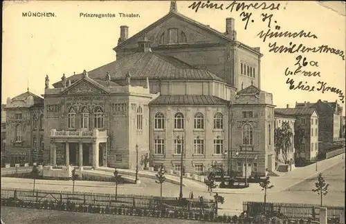 Muenchen Prinzregenten Theater Kat. Muenchen