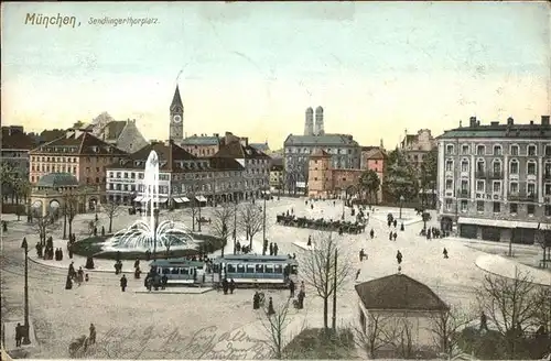 Muenchen Sendlingertorplatz Kat. Muenchen