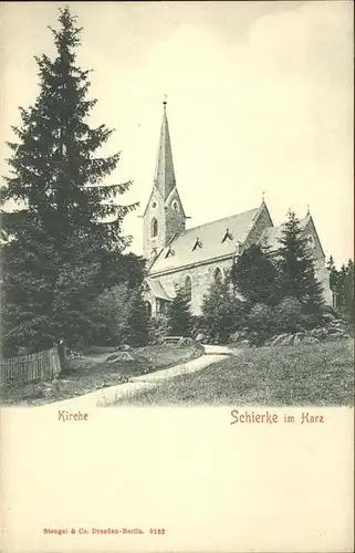 Schierke Harz Kirche / Schierke Brocken /Harz LKR