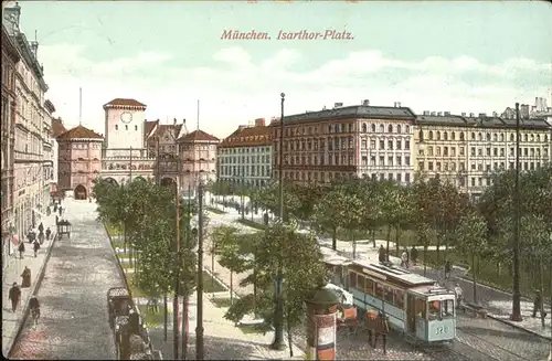 Muenchen Isartor Platz Kat. Muenchen