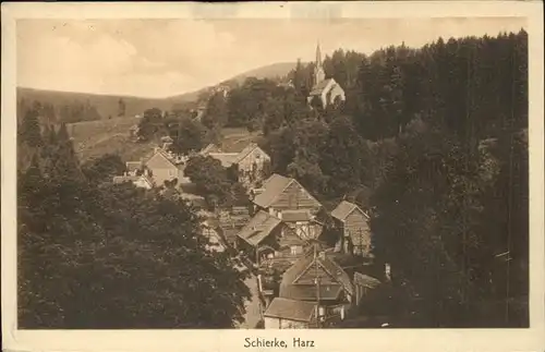 Schierke Harz Blick auf den Ort / Schierke Brocken /Harz LKR