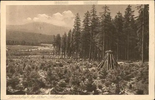 Schierke Harz Landschaft bei Oberschierke / Schierke Brocken /Harz LKR