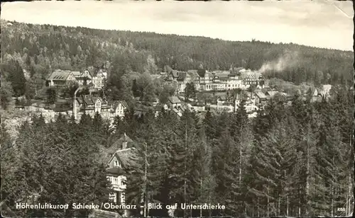 Schierke Harz Blick auf Unterschierke / Schierke Brocken /Harz LKR
