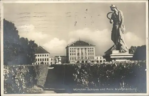 Muenchen Schloss und Park Nymphenburg Kat. Muenchen