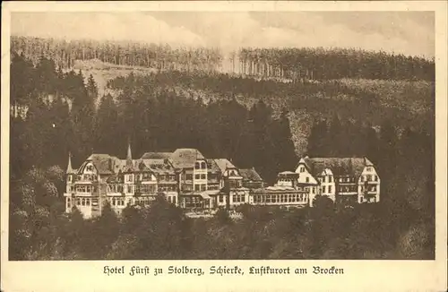 Schierke Harz Hotel Fuerst zu Stolberg am Brocken / Schierke Brocken /Harz LKR