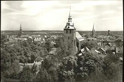 Lueneburg Blick vom Kalkberg auf die Michaeliskirche Kat. Lueneburg