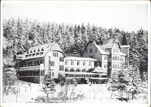 Schierke Harz Kyffhaeuser Erholungsheim / Schierke Brocken /Harz LKR