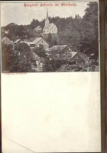 Schierke Harz Bergdorf im Oberharz / Schierke Brocken /Harz LKR