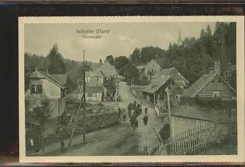 Schierke Harz Dorfstrasse / Schierke Brocken /Harz LKR