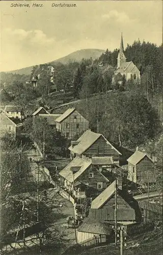 Schierke Harz Dorfstrasse / Schierke Brocken /Harz LKR