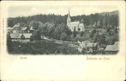 Schierke Harz Kirche / Schierke Brocken /Harz LKR