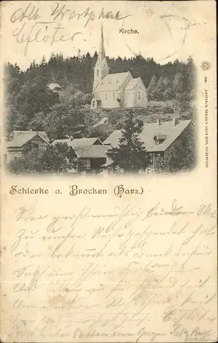 Schierke Harz Kirche / Schierke Brocken /Harz LKR