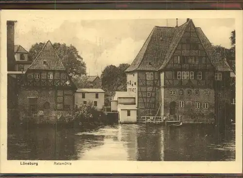 Lueneburg Ratsmuehle Kat. Lueneburg