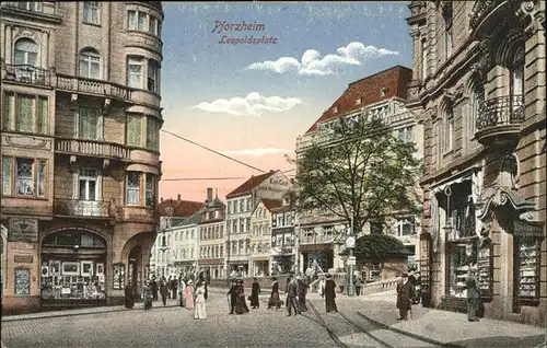 Pforzheim Leopoldsplatz Kat. Pforzheim