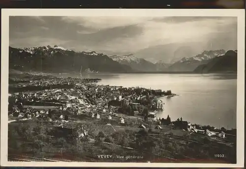 Vevey VD vue generale Kat. Vevey