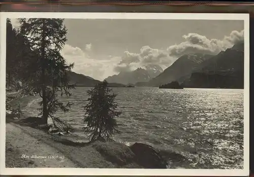 Maloja GR Am Silbersee / Maloja Graubuenden /Bz. Maloja