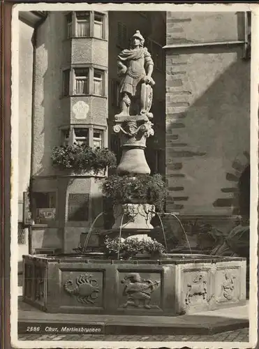 Chur GR Martinsbrunnen Kat. Chur