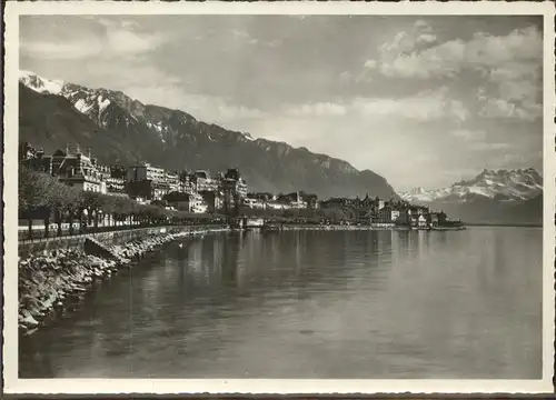 Montreux VD les Dents du Midi / Montreux /Bz. Vevey