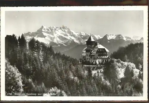 Les Avants Hotel de Sonloup Kat. Les Avants