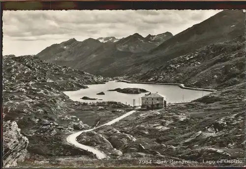 San Bernardino Moesa Lago de Ospizio Kat. San Bernardino