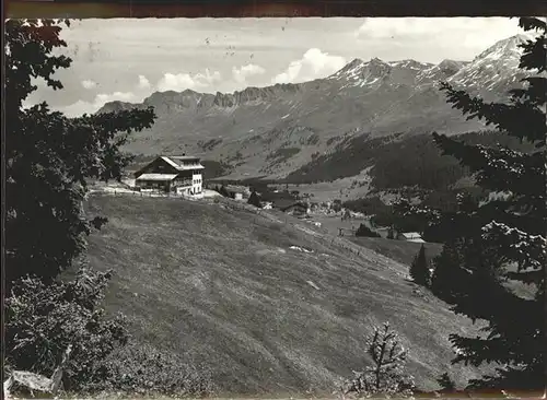 Lenzerheide Chur Berghaus Tgantieni Churer Jochkette Kat. Lenzerheide