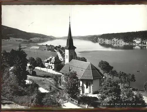 Le Pont VD L Eglise Lac de Joux Kat. Le Pont