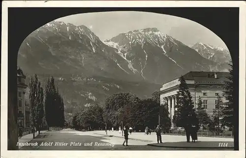 kk12045 Innsbruck Tirol A.H. Platz und Rennweg Kategorie. Innsbruck Alte Ansichtskarten