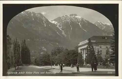 kk12049 Innsbruck Tirol A.H. Platz und Rennweg Kategorie. Innsbruck Alte Ansichtskarten