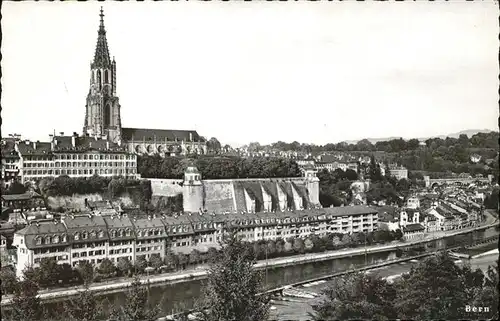 kk12128 Bern BE Teilansicht Kathedrale Kategorie. Bern Alte Ansichtskarten