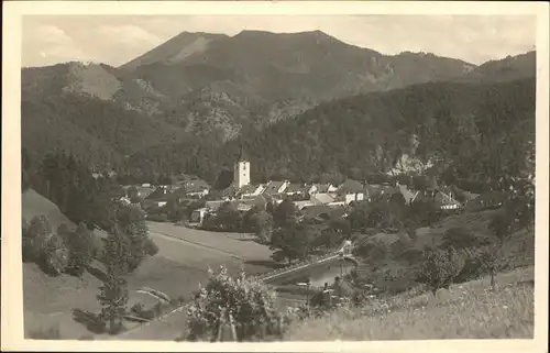 kk12352 Tuernitz Niederoesterreich Panorama Kategorie. Tuernitz Alte Ansichtskarten