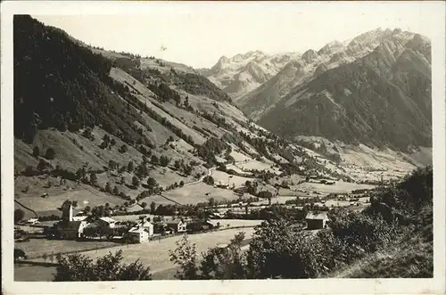 kk12457 Fusch Grossglocknerstrasse Panorama Fuschertal Hohe Tauern Kategorie. Fusch an der Grossglocknerstrasse Alte Ansichtskarten