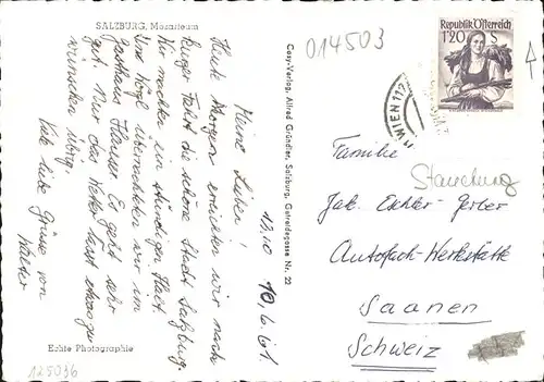 Salzburg Oesterreich Mozarteum / Salzburg /Salzburg und Umgebung