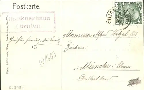 kk12764 Heiligenblut Kaernten Franz Josefshaus gegen Grossglockner Hohe Tauern Kategorie. Heiligenblut Alte Ansichtskarten
