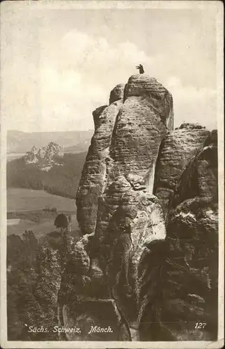 Rathen Saechsische Schweiz Moench Kat. Rathen Sachsen