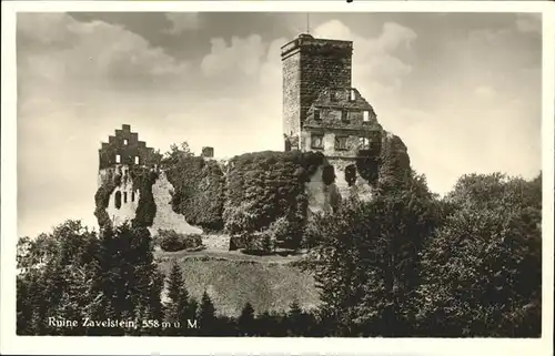 Zavelstein Burgruine Kat. Bad Teinach Zavelstein