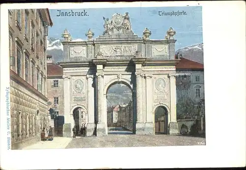 Innsbruck Tirol Triumphpforte Kat. Innsbruck