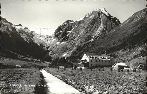 Sellrain Tirol Panorama mit Lisenser Fernerkogel Stubaier Alpen