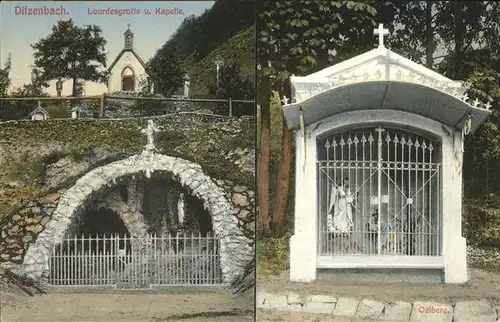 Bad Ditzenbach Lourdesgrotte und Kapelle Kat. Bad Ditzenbach