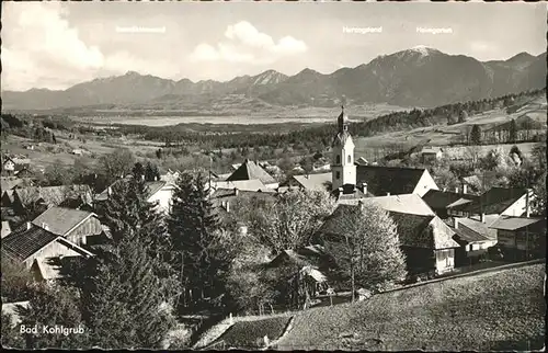 Bad Kohlgrub Panorama Blick gegen das Murnauer Moos Kat. Bad Kohlgrub