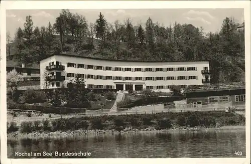 Kochel See Bundesschule Kat. Kochel a.See