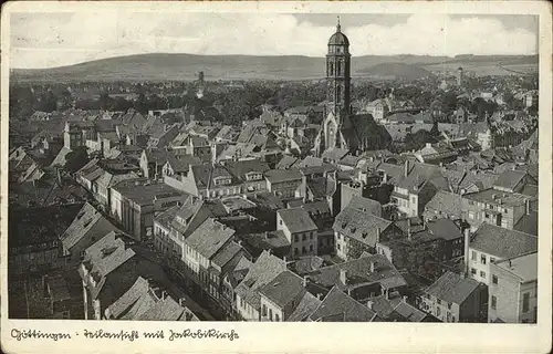 Goettingen Niedersachsen Teilansicht mit Jakobikirche / Goettingen /Goettingen LKR