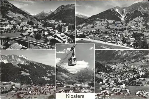 Klosters GR Teilansichten Seilbahn Kat. Klosters