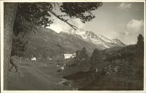 Arosa GR Gasthaus zum Tschuggen Flueelatal Kat. Arosa