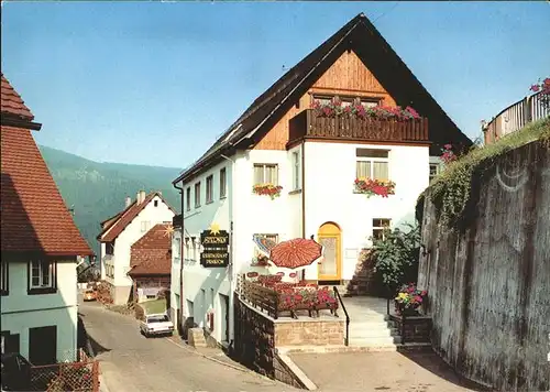 Bermersbach Forbach Gasthaus Pension Sternen Gaestehaus Elise Kat. Forbach