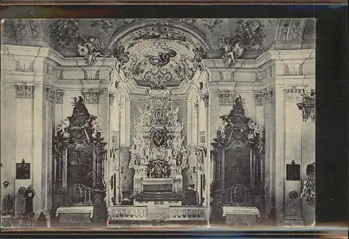 Deggingen Wallfahrtskirche Ave Maria Altar Kat. Deggingen