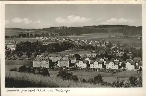 Wunsiedel Jean Raul Schule und Siedlungen / Wunsiedel /Wunsiedel LKR