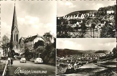 Bruegge Luedenscheid Teilansichten Partie an der Kirche / Luedenscheid /Maerkischer Kreis LKR