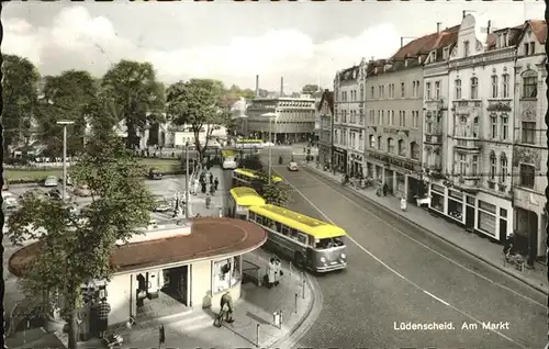 Luedenscheid Am Markt Busbahnhof Kat. Luedenscheid