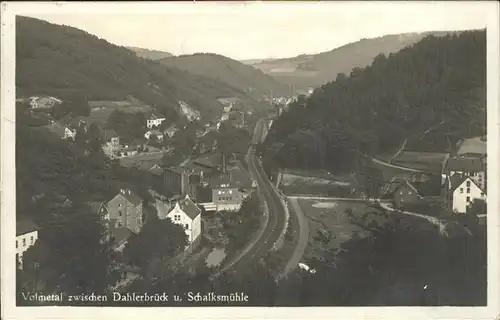 Dahlerbrueck Panorama Blick ins Volmetal zwischen Dahlerbrueck und Schalksmuehle Kat. Schalksmuehle