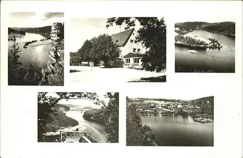 Saaldorf Bad Lobenstein Teilansichten Bleilochstausee Gasthaus Neuhammer Kat. Bad Lobenstein